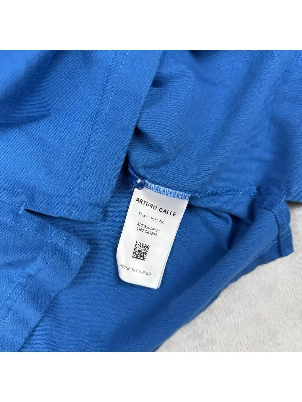 Arturo Calle Polo Shirt Mens M Blue Short Sleeve Classic Casual Golf Top Prepppy